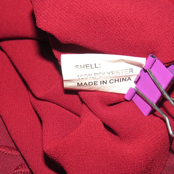 Lioness Red Baby Brooke Sheer Deep V-Neck Embroidered Romper - Picture 10 of 11